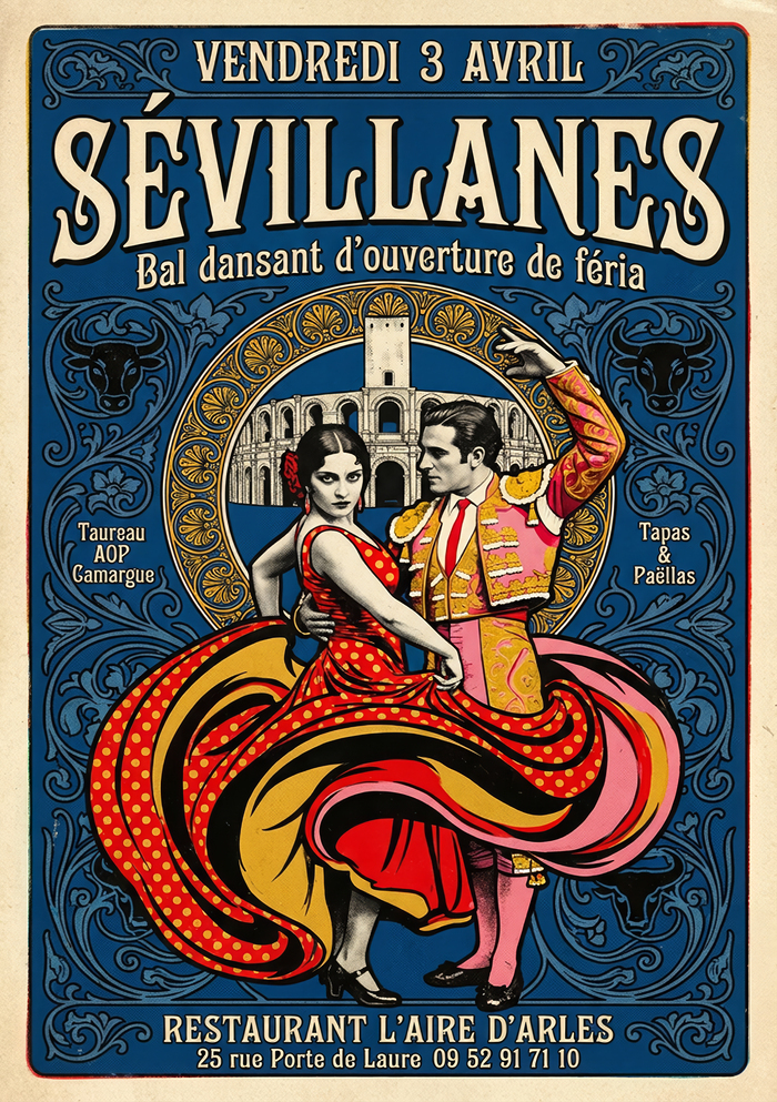 Soirée Sévillane à l’Aire d’Arles – Féria de Pâques
