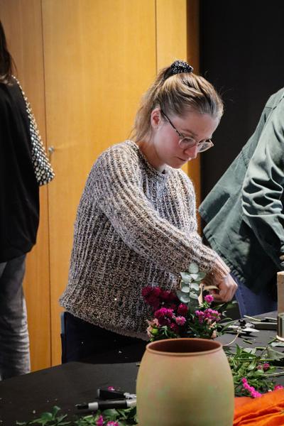 Atelier Orélie, Peinture au vin & Art floral à Néovinum_Ruoms