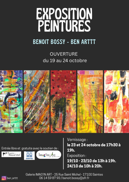 Expositions Peintures - Benoît Bossy et Ben Arttt