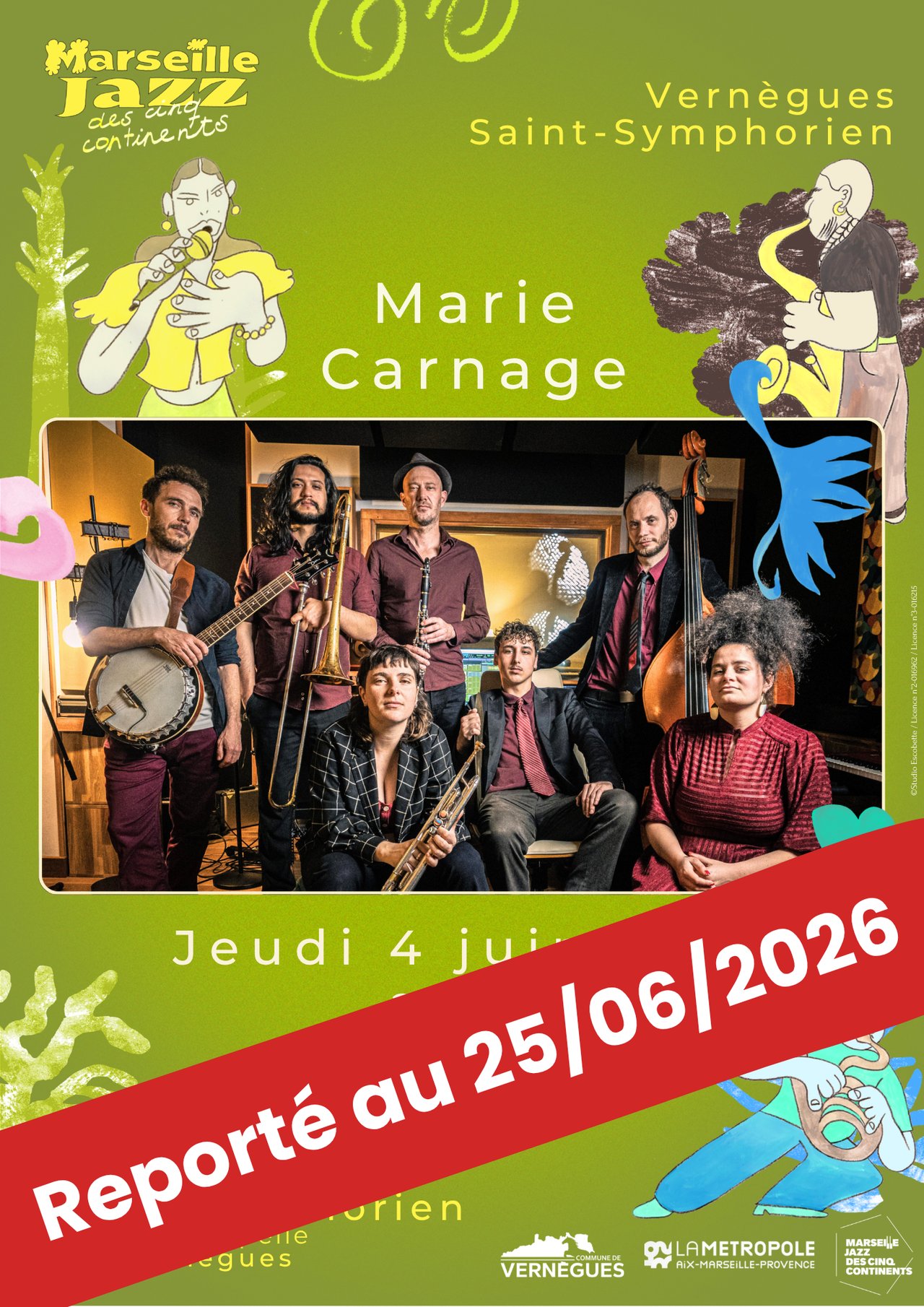 Jazz des cinq continents : Marie Carnage - Report