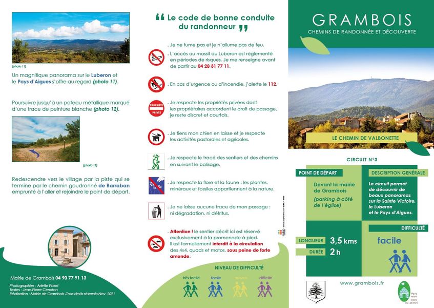 Chemin de Valbonette - Grambois