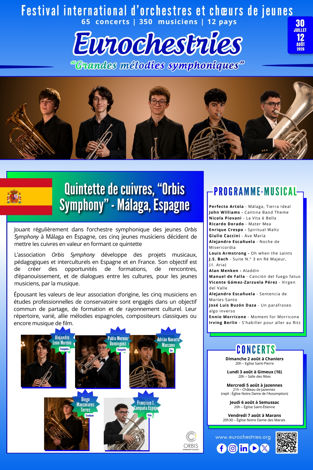 CONCERT DES EUROCHESTRIES