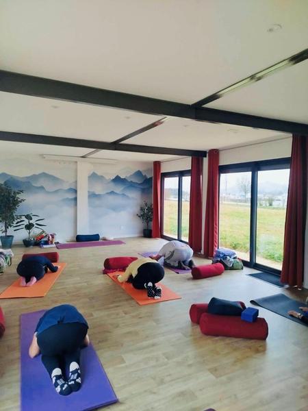 Salle de pratique yoga