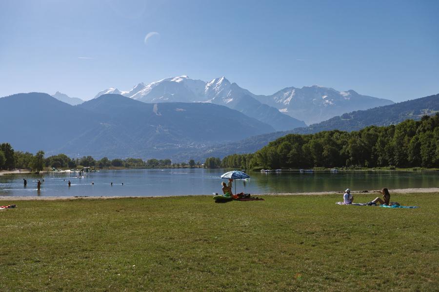 Lac de Passy, base de loisirs des Iles