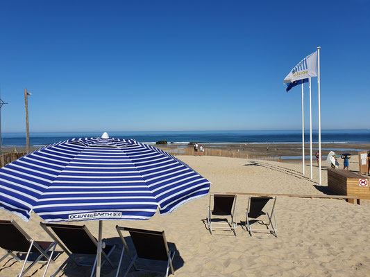 Plage des Naïades (plage Sud) Surveillée de Soulac-sur-Mer