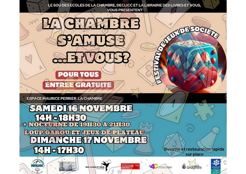 Festival de Jeux de Société Du 16 au 17 nov 2024