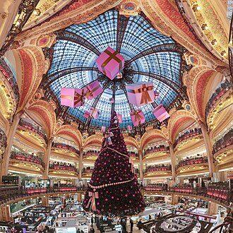 Sapin de Noël des Galeries Lafayette 