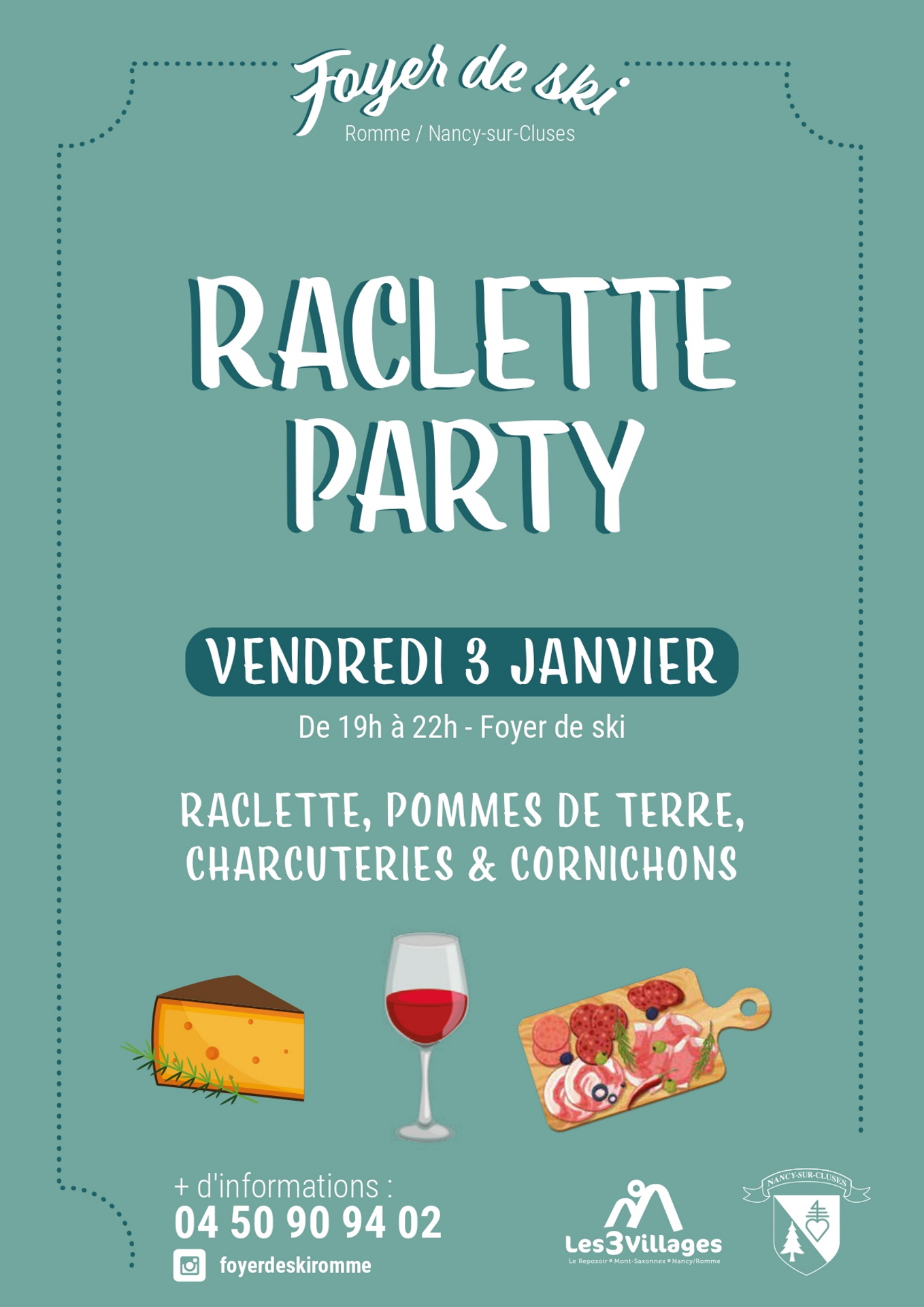 Raclette party_Nancy-sur-Cluses