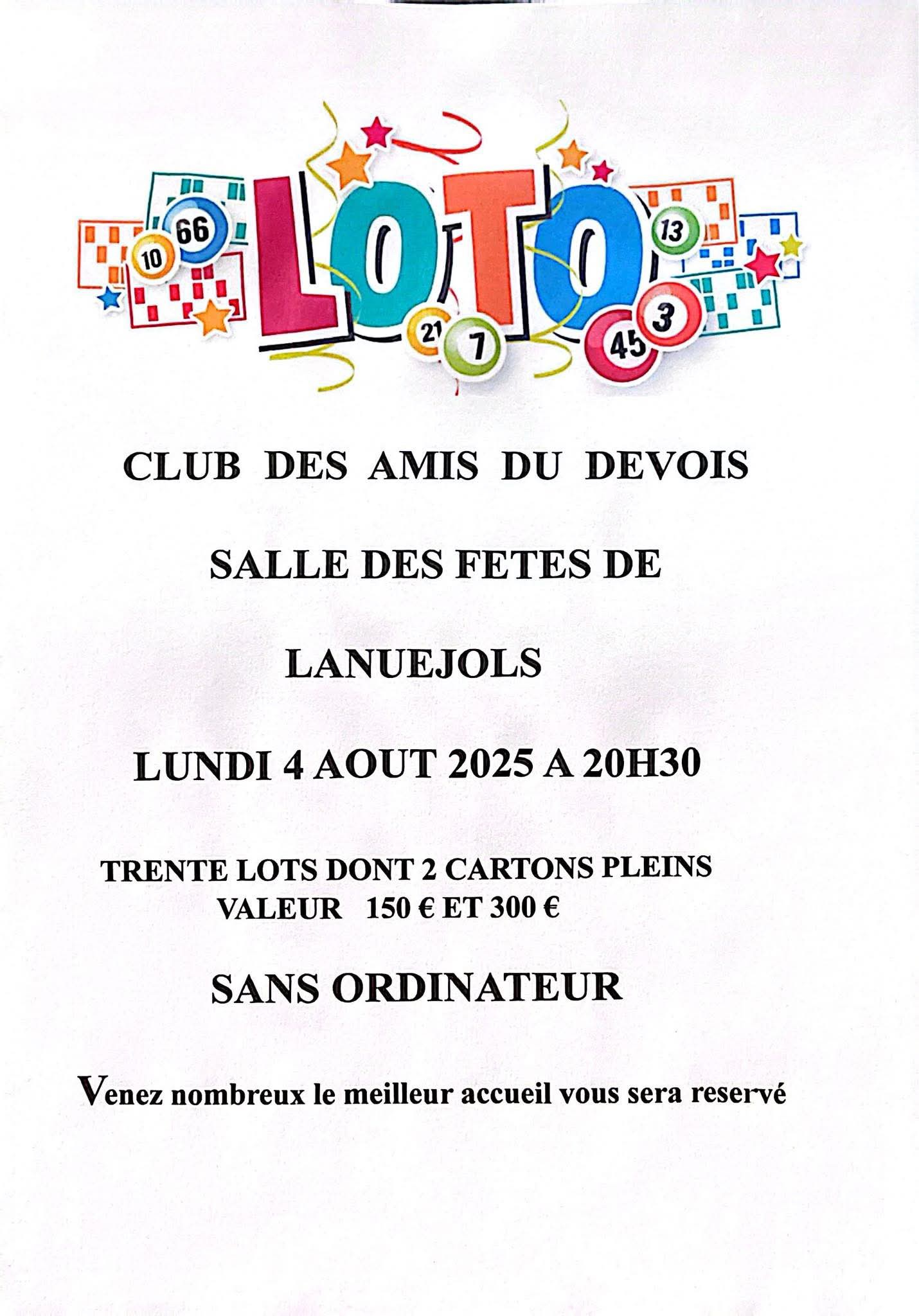 Loto à Lanuéjols_Lanuéjols