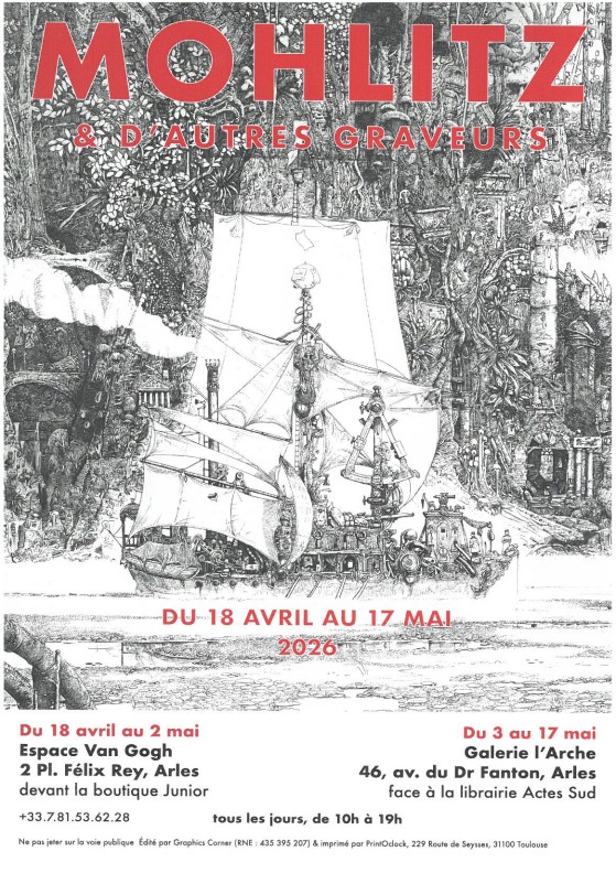 Mohlitz & d&rsquo;autres graveurs à la Galerie l&rsquo;Arche