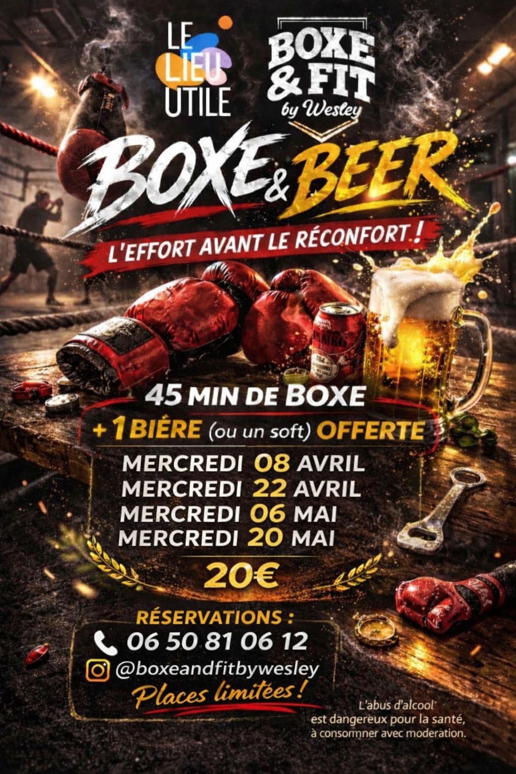 Boxe and fit boxe and Beer