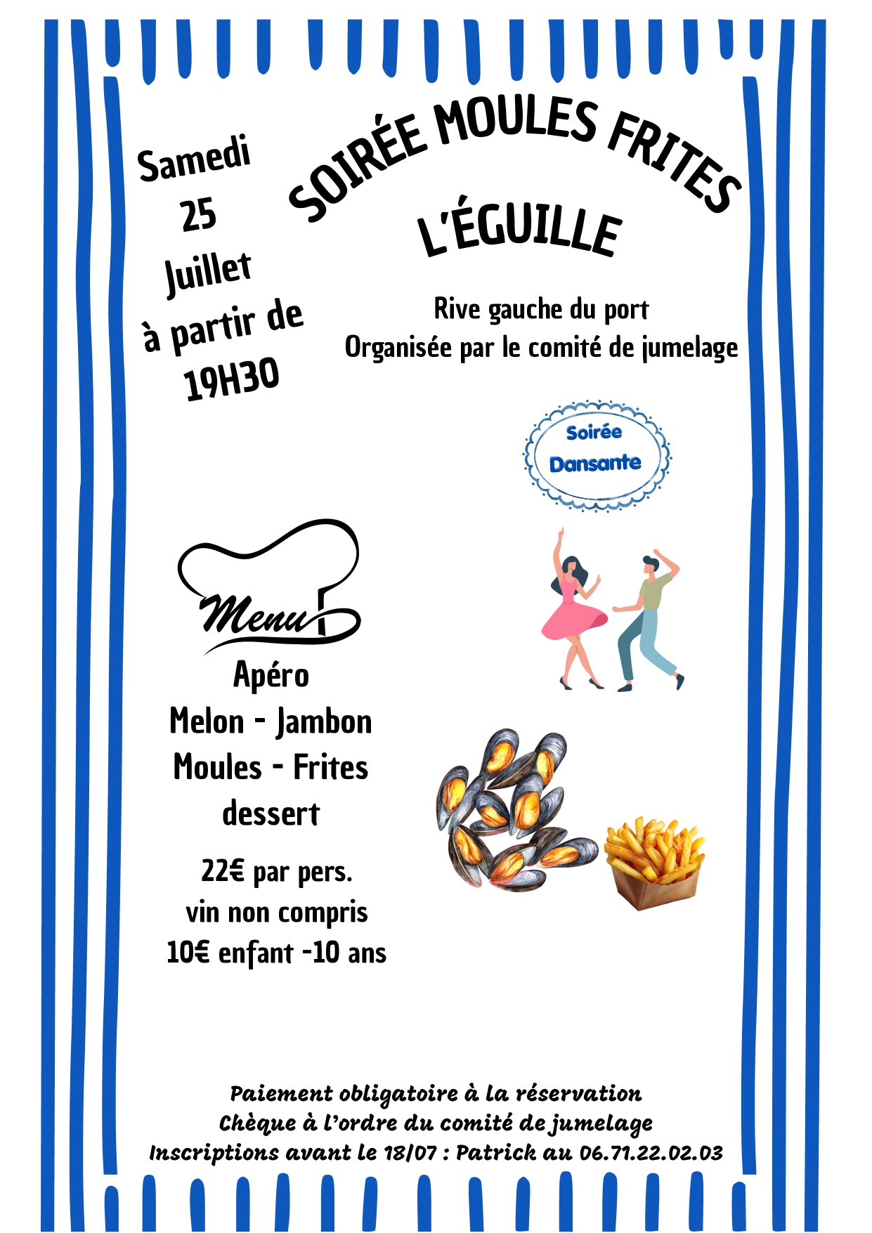 Soirée moules frites