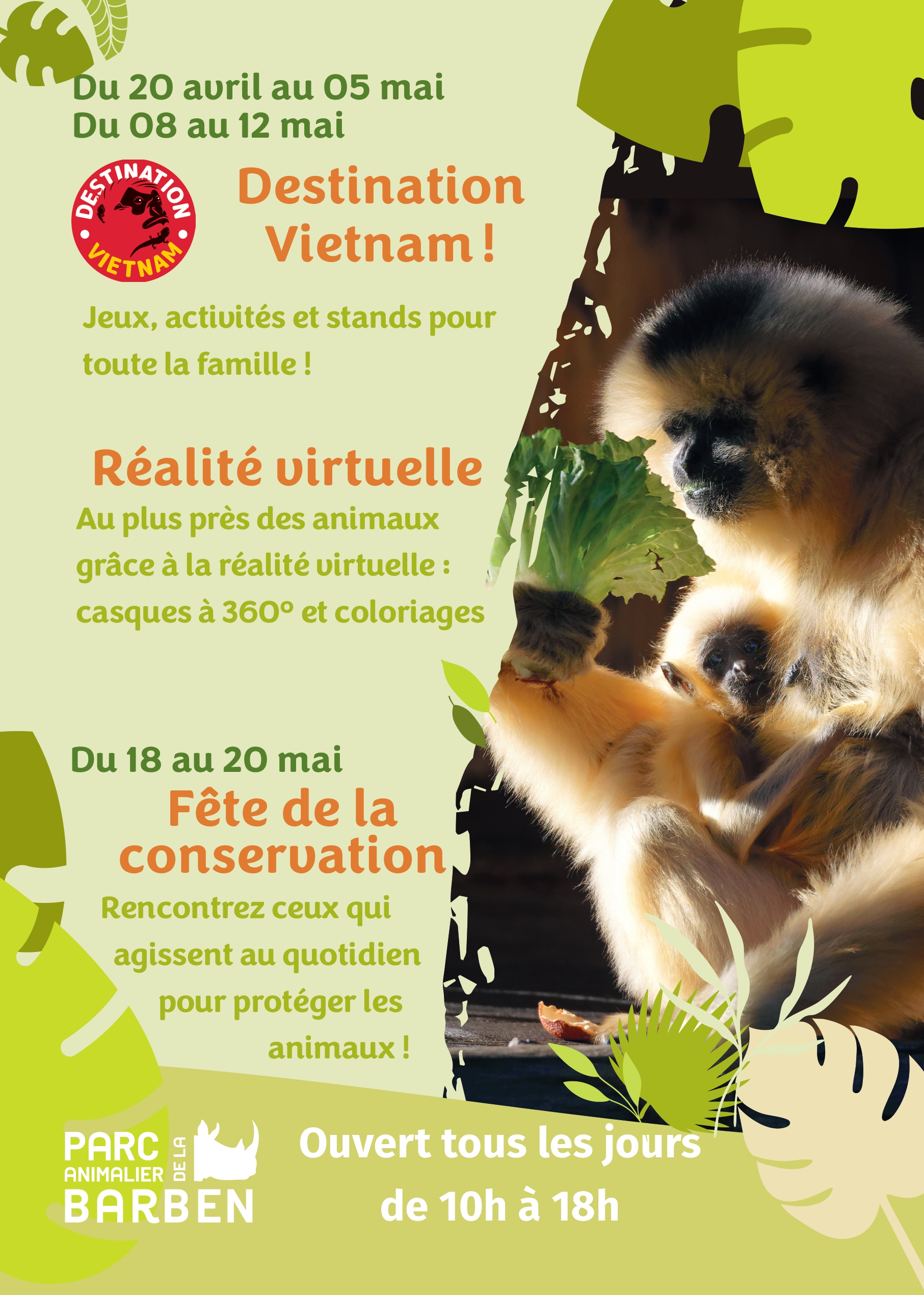 Destination Vietnam ! - Au parc animalier de La Barben