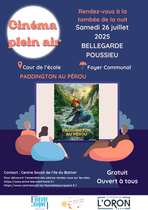 Cinéma plein air BELLEGARDE POUSSIEU