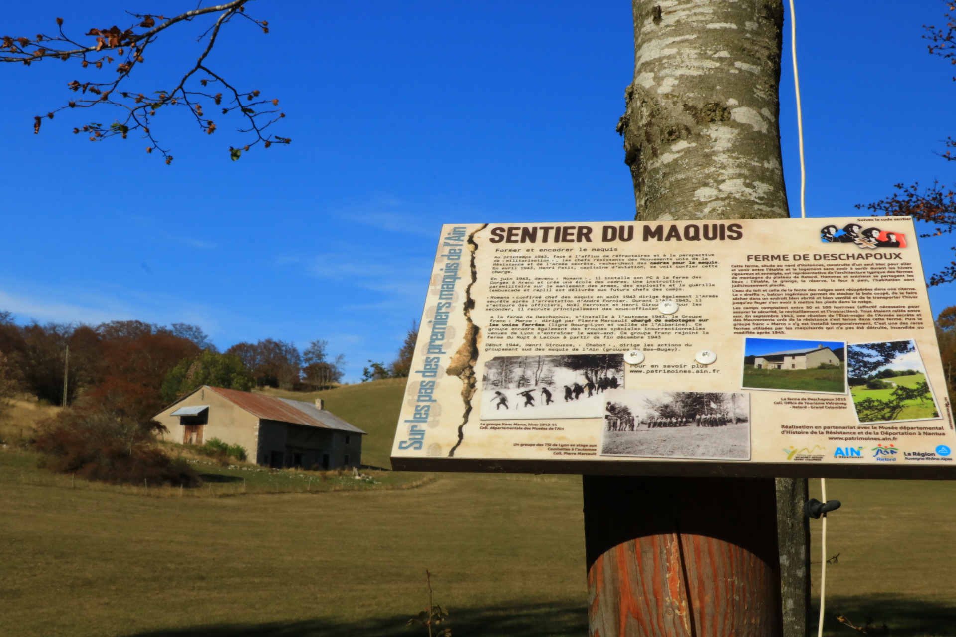 HistoireS de RsistanceS : randonne commente du sentier du Maquis, sur le Plateau de Retord