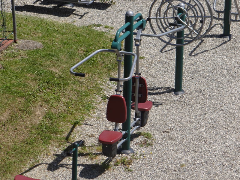 Appareil fitness base de loisirs Hauteluce