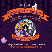 Évènement Halloween  - La famille Addams à la chocolaterie