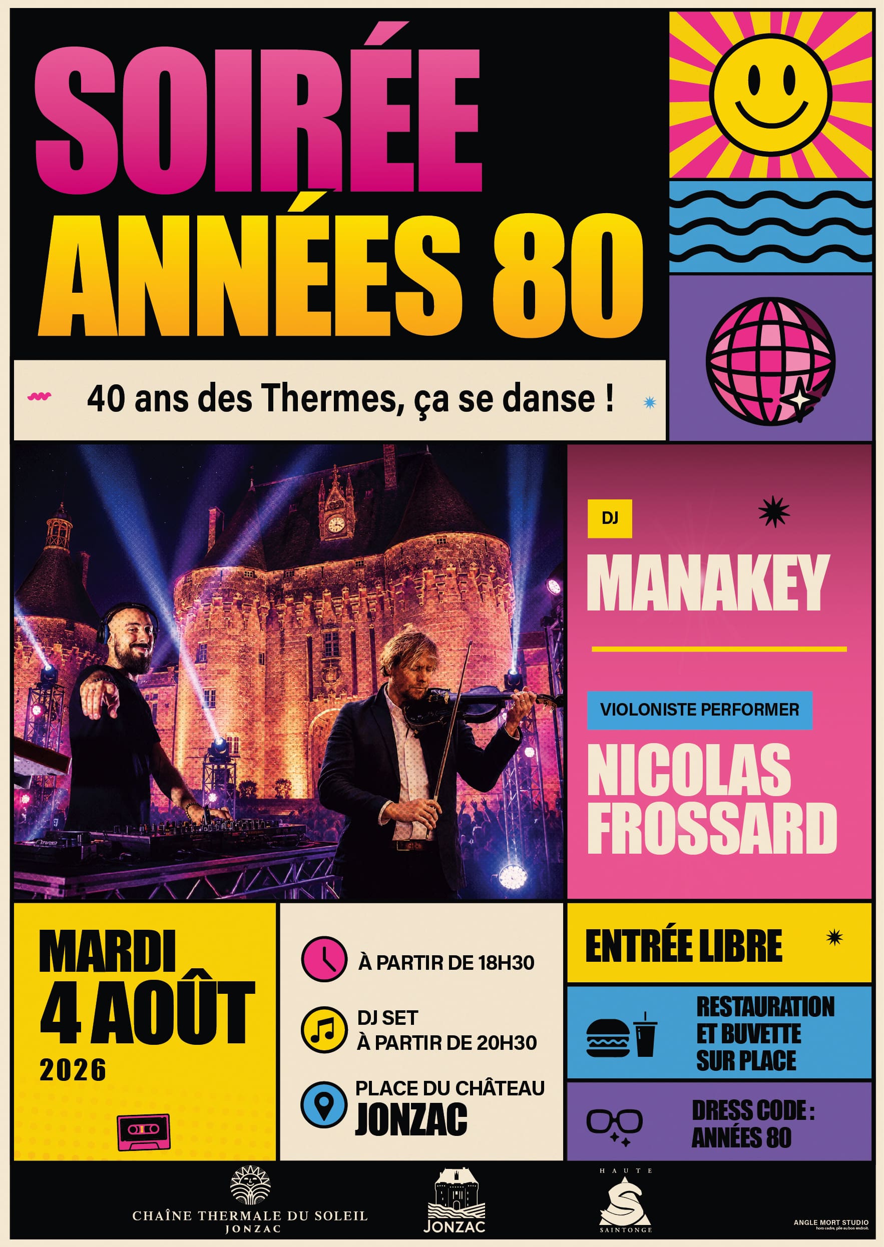 Soirée Boom des années 80 - 40 ans des Thermes de Jonzac