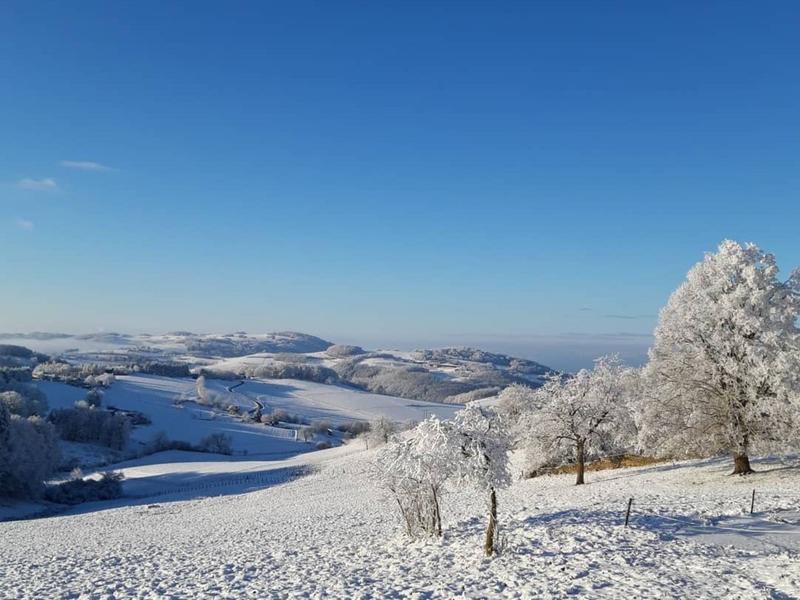 Col des Brosses en hiver Col des Brosses en hiver