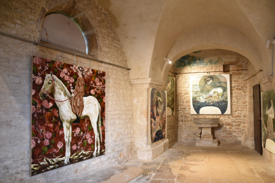 Exposition dans l'ancienne chapelle – Florence Dussuyer