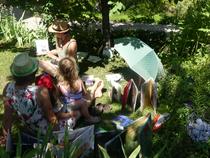 Lectures jeune public en famille  avec Sandrine Boudry, Et roulent les mots._Sa…