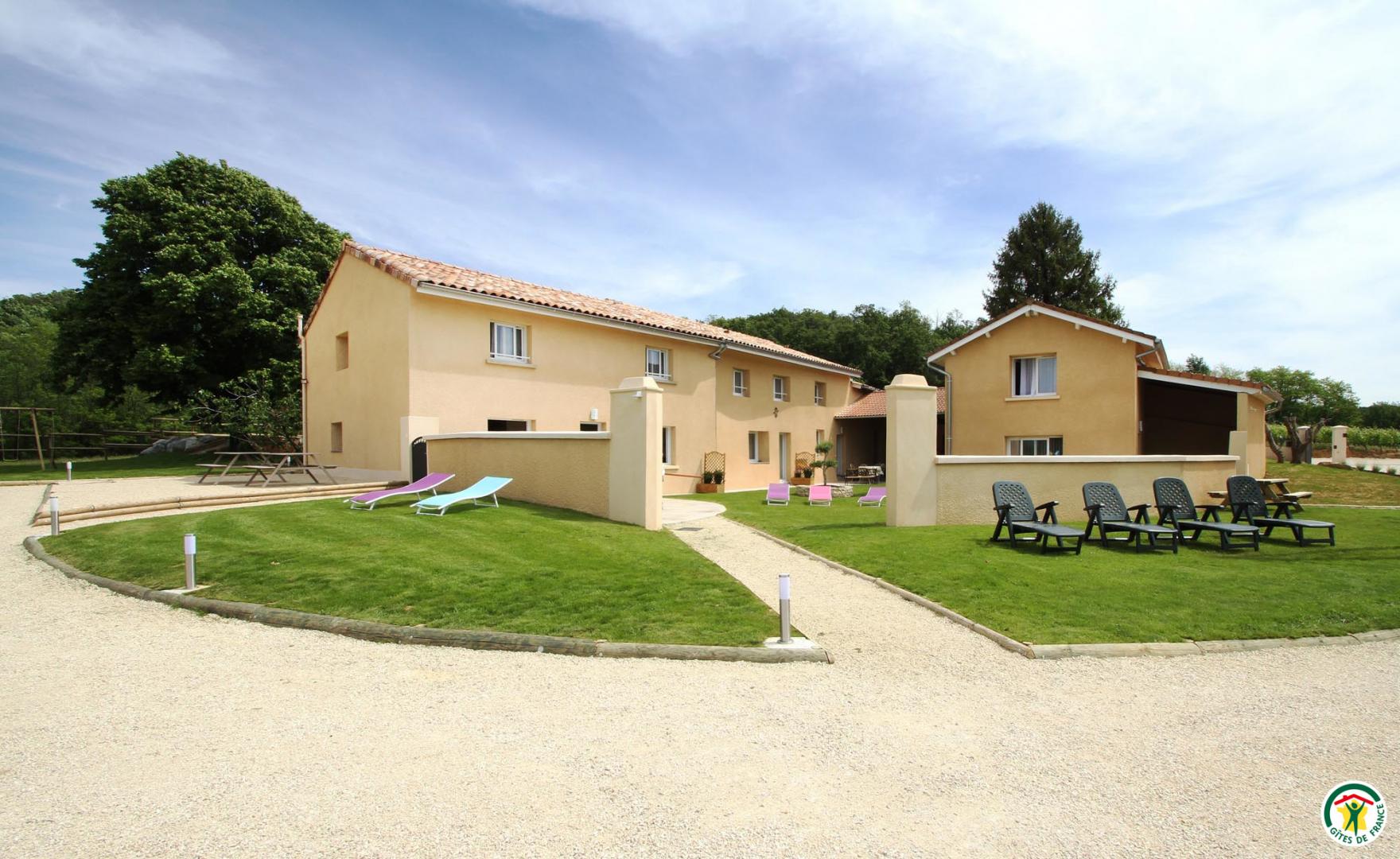 VUE SUD DES GITES