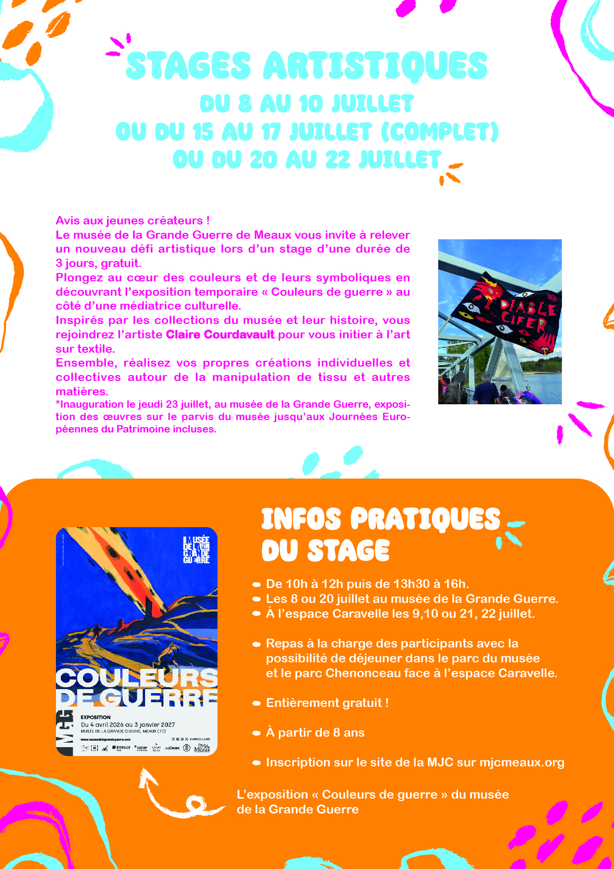 Stage artistique - Art sur textile