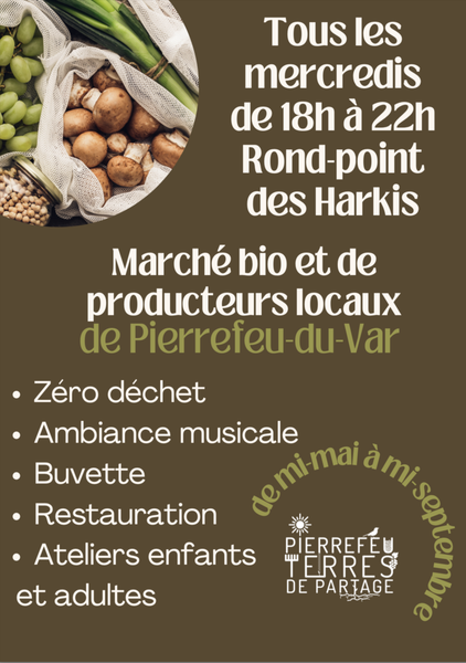 Marché des producteurs bio et locaux à Pierrefeu-du-Var_Pierrefeu-du-Var