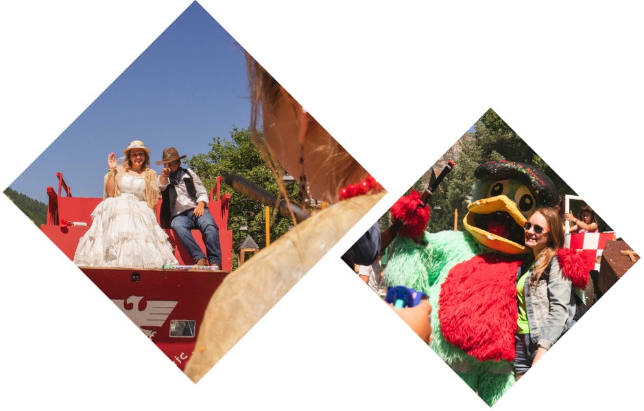 Photo portrait - défilé de chars