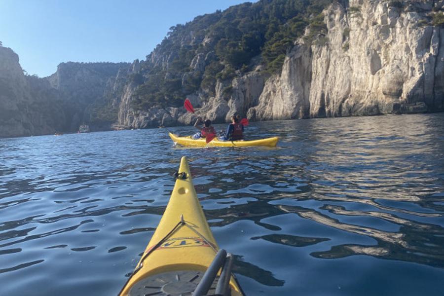 Sortie encadrée journée kayak - Calanques de Cassis