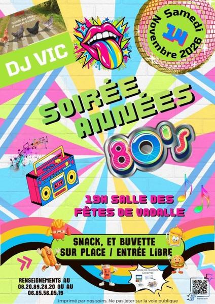 Soirée Années 80'