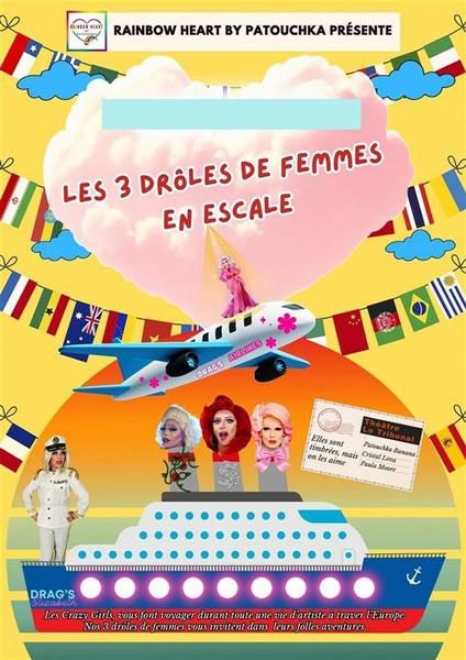 Les 3 drôles de femmes en escale_Nice