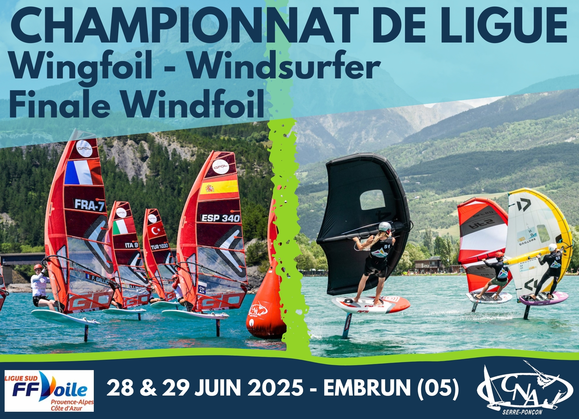 Championnat de Ligue Windfoil - Wingfoil - Windsurfer_Embrun