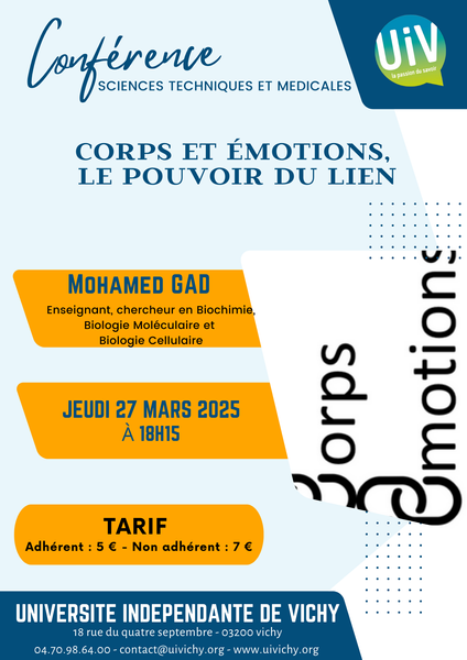 Conférence : Corps et émotions, le pouvoir du lien
