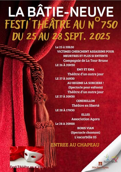 Festi'Théâtre au N°750_La Bâtie-Neuve - © La Bâtie-Neuve Festi'Théâtre au N°750_La Bâtie-Neuve - © La Bâtie-Neuve