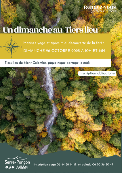 Yoga au Tiers-lieu du Mont Colombis_Théus - © Serre Ponçon vallées