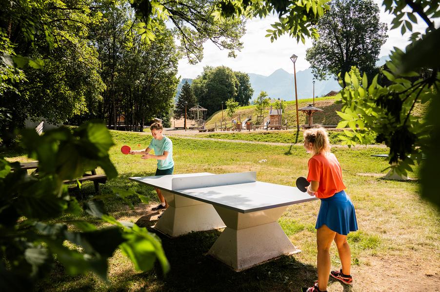 Ping-pong : tables au Village_Le Grand-Bornand