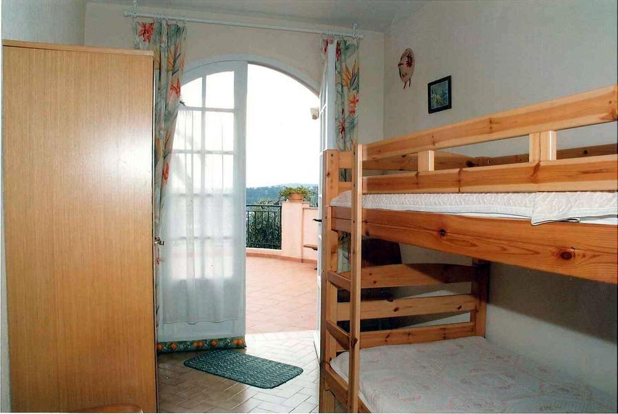 Gîte La terrasse d'Azur-Chambre Lits superposés-Nice-Gîtes de France des Alpes-Maritimes