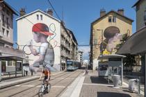 Le Street art en tramway et à pied_Grenoble