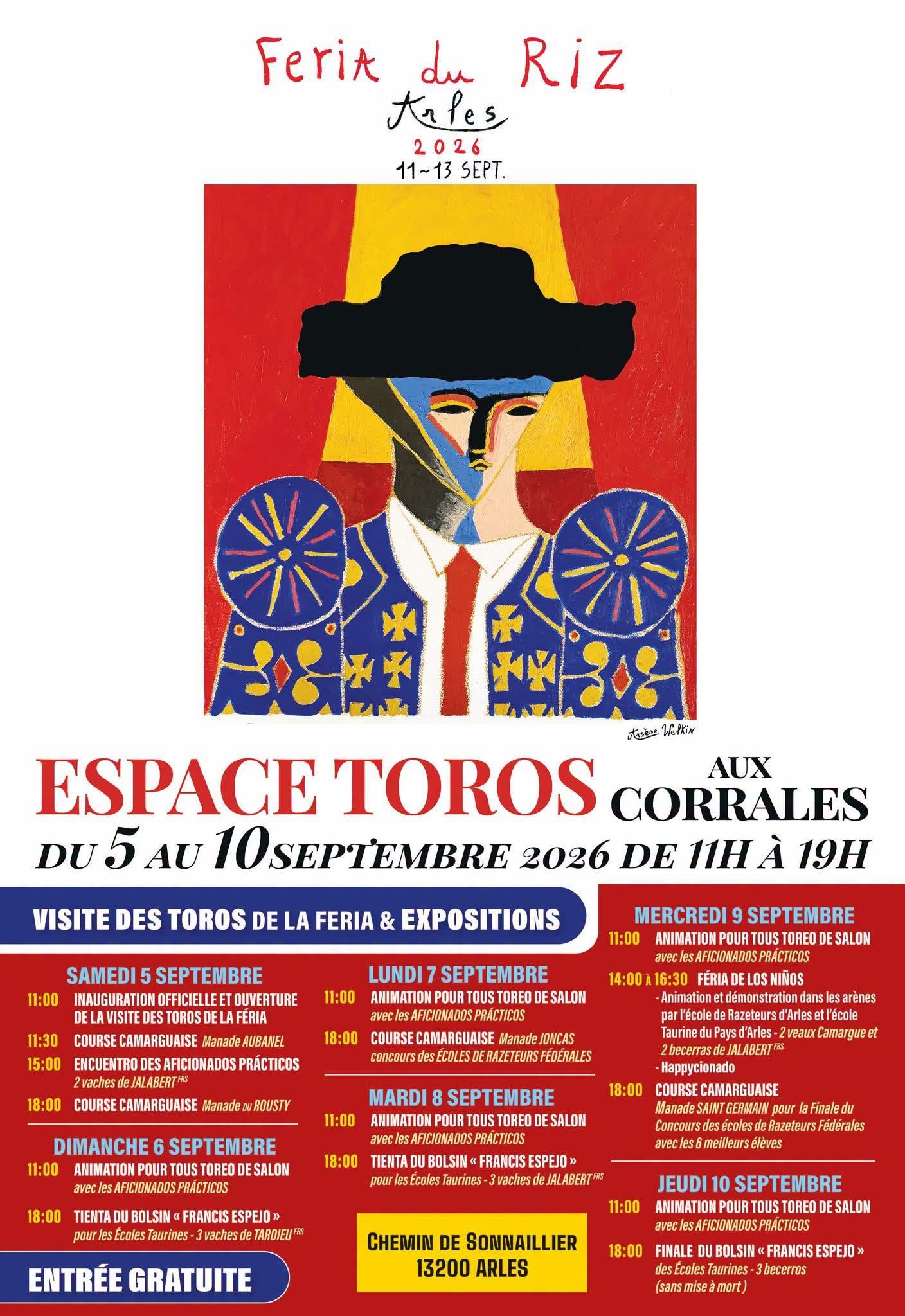 Espace toros de la Feria du Riz