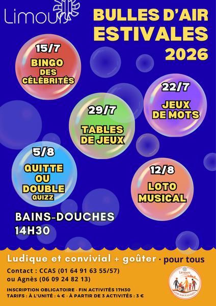 Bulles estivales limours
