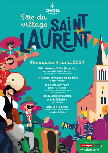 La Saint Laurent, fête du village