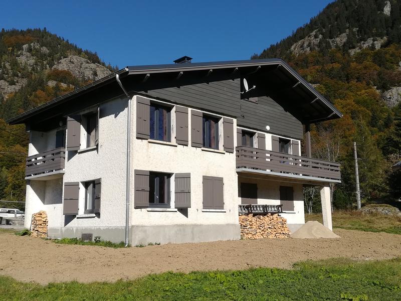 Vue extérieure chalet été