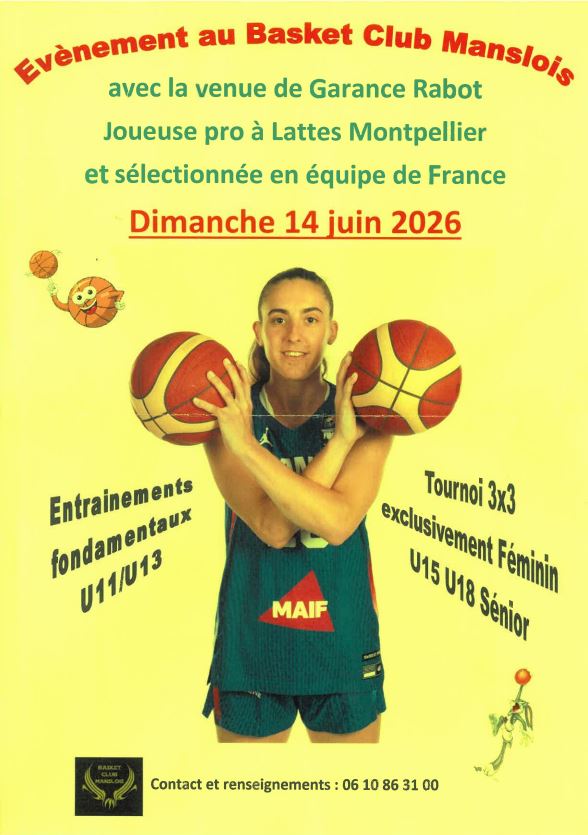 Evènement au basket club Manslois_Mansle-les-Fontaines