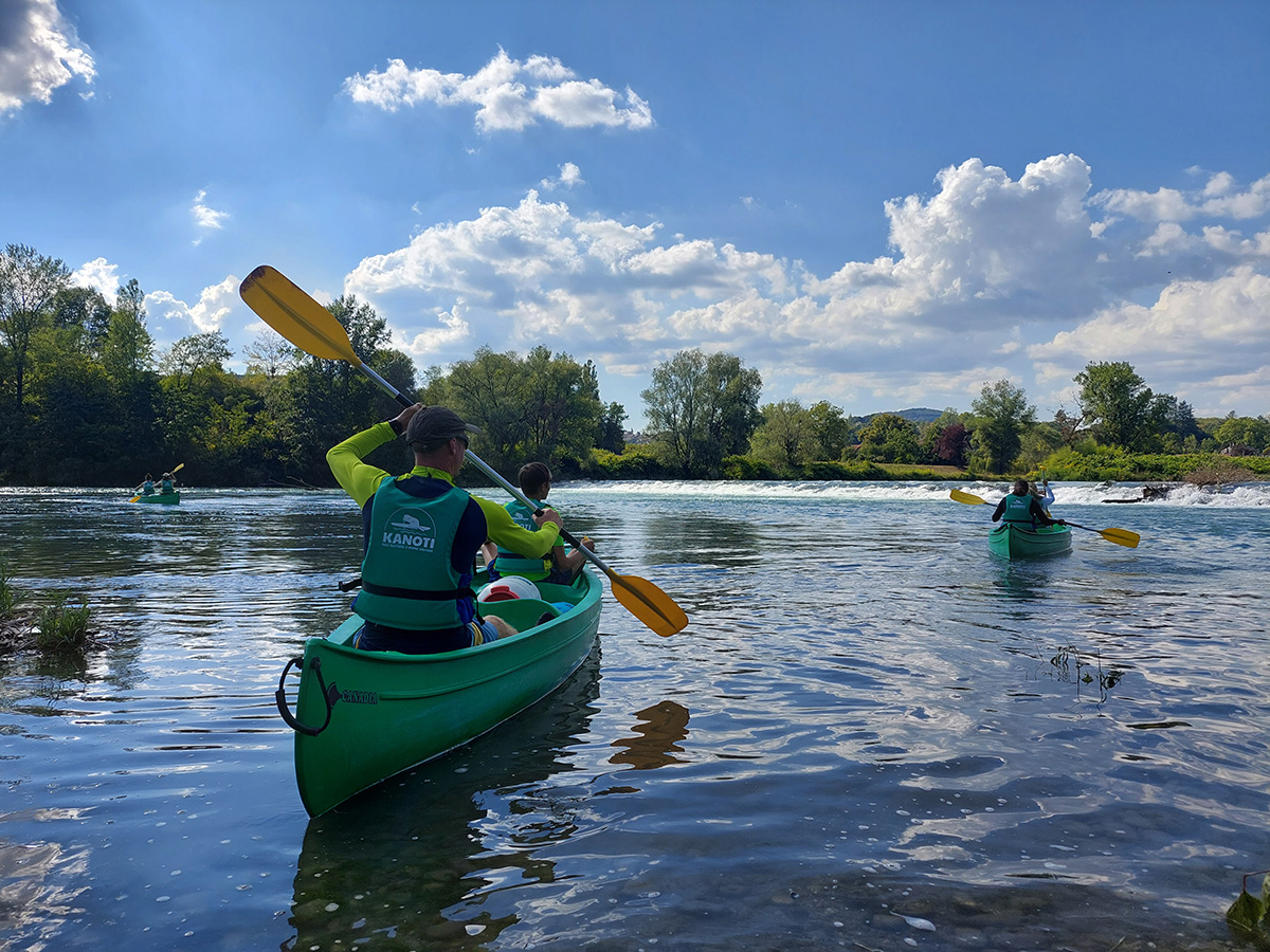 Base Canoe Kayak & Paddle du Haut Rhone Sauvage - Kanoti