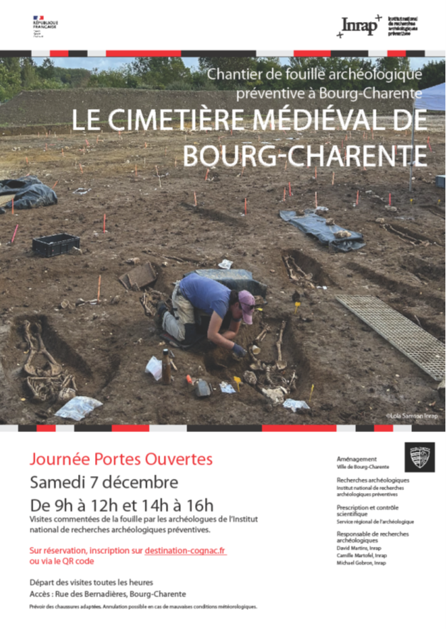 Journée portes ouvertes | Chantier de fouille archéologique à Bourg-Charente