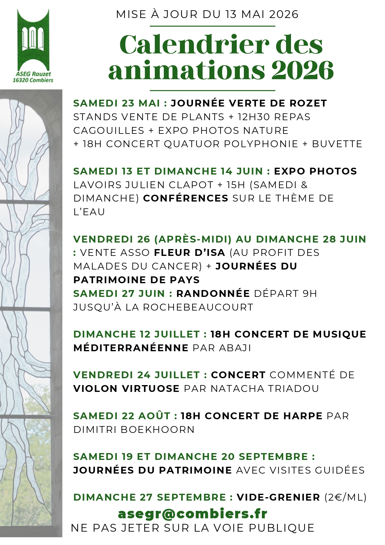 Vide grenier au prieuré de Rauzet