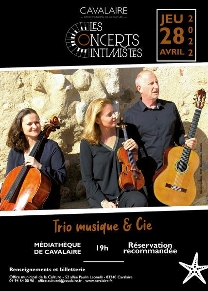 Cavalaire-Sur-Mer : Concert intimiste : Trio Musique & Cie