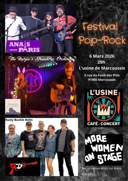 MORE WOMEN ON STAGE : 3 groupes en live pour celebrer la JOURNEE INTERNATIONALE DES DROITS DE LA FEMME