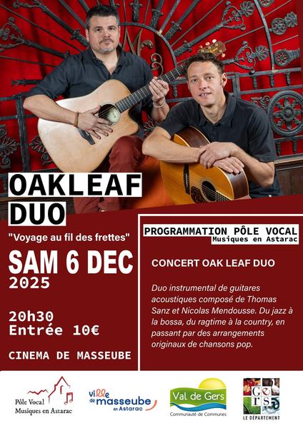 Concert avec Oakleaf Duo_Masseube